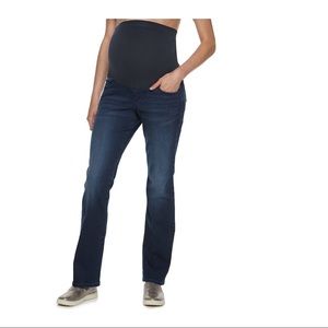 Maternity Full Belly Panel Bootcut Jeans